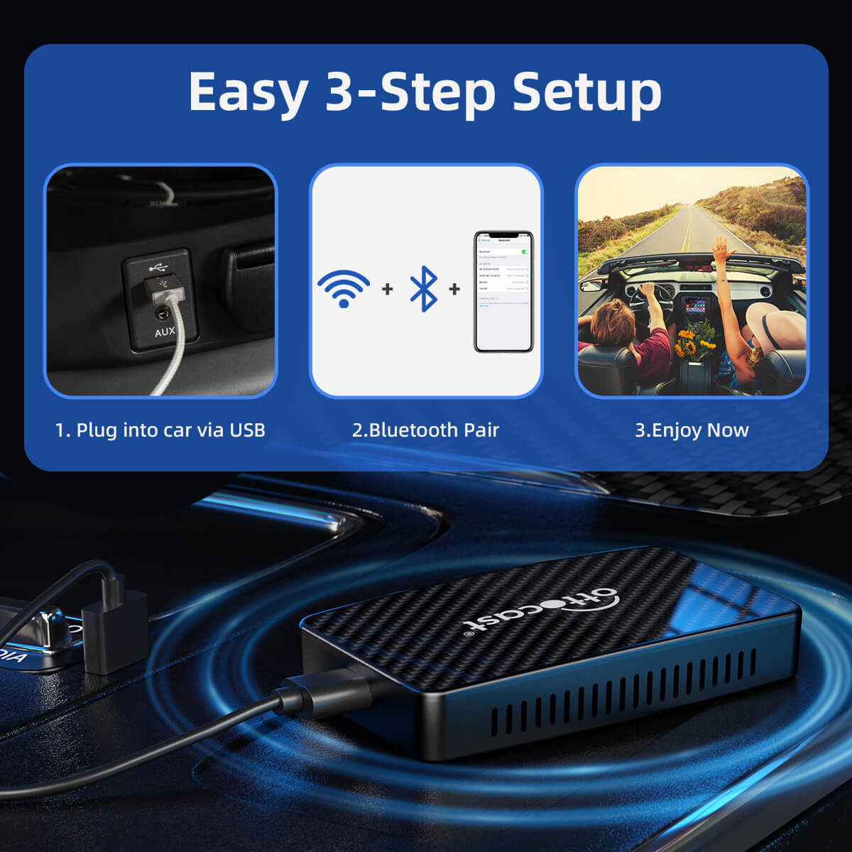 (LIMITED STOCK) Play2Video Pro Wireless CarPlay/ Android Auto All-in-one Adapter