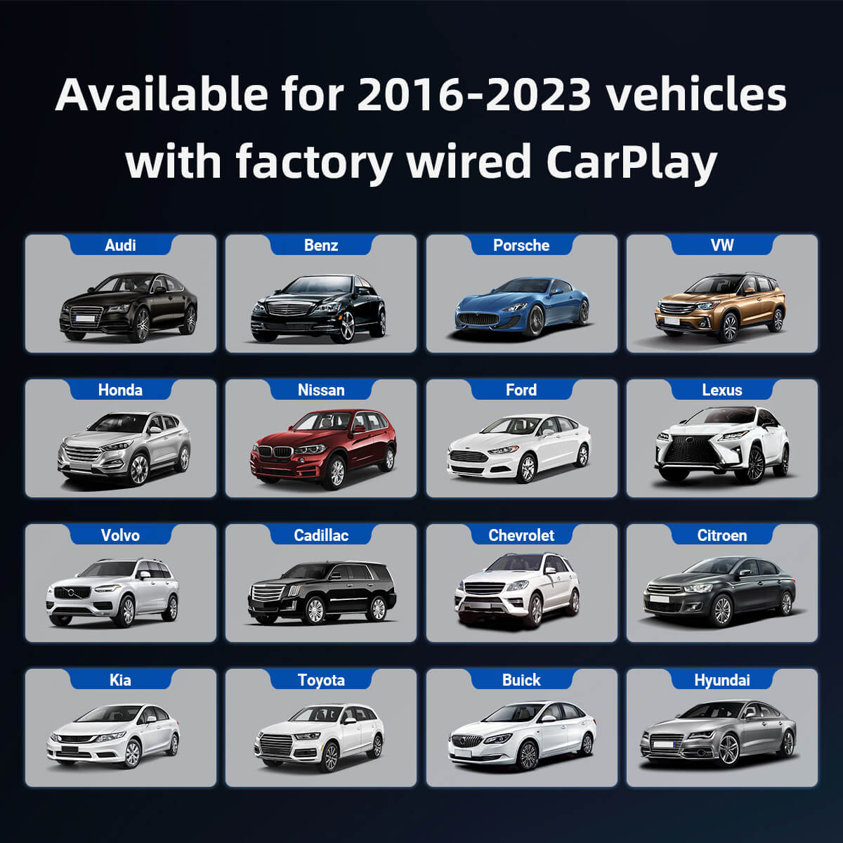 (LIMITED STOCK) Play2Video Pro Wireless CarPlay/ Android Auto All-in-one Adapter