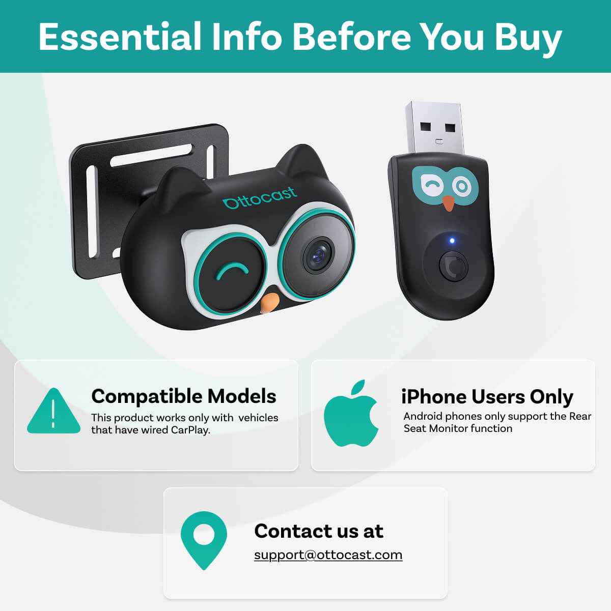 Cabin Care Wireless CarPlay Adapter